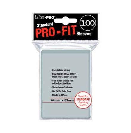 Pro-Fit Standard Size Sleeve 64x89 mm 100 st