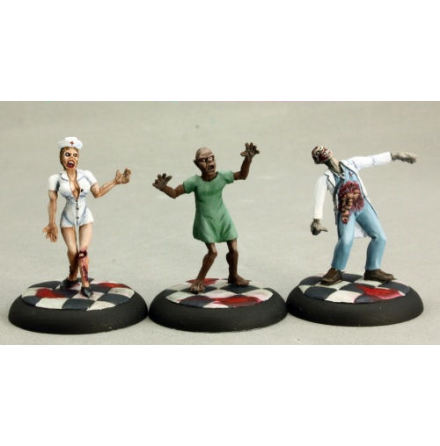 Zombies: Doctor, Nurse, and Patient