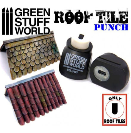 Miniature ROOF TILE Punch