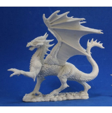 Silver Dragon (sculpted by Sandra Garrity)