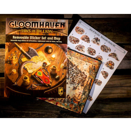 Gloomhaven Jaws of the Lion: Removable Sticker Set