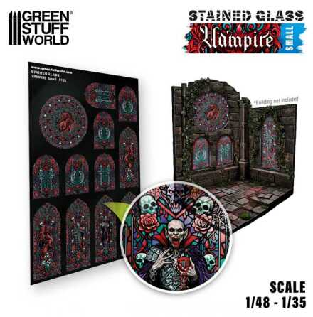 Vampire Stained Glass - Small