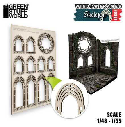 Skeleton Miniature Windows - Large