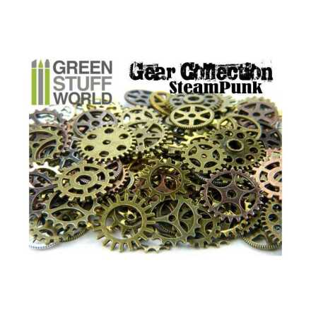 SteamPunk GEARS and COGS Beads 85gr Variety