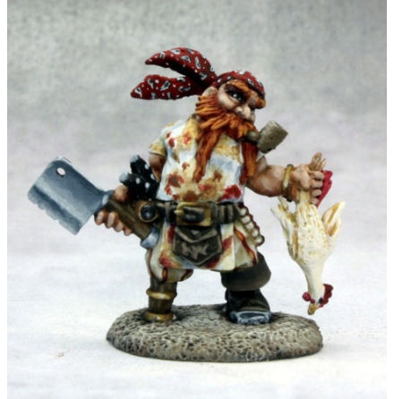 Gruff Grimecleaver, Dwarf Pirate Cook