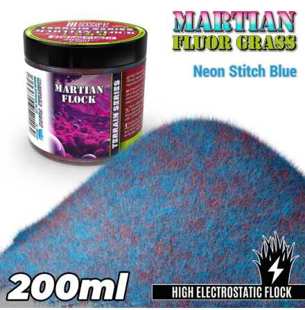 Martian Fluor Grass - Neon Stitch Blue - 200ml