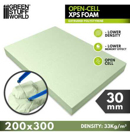 Open-Cell XPS Foam 30 mm