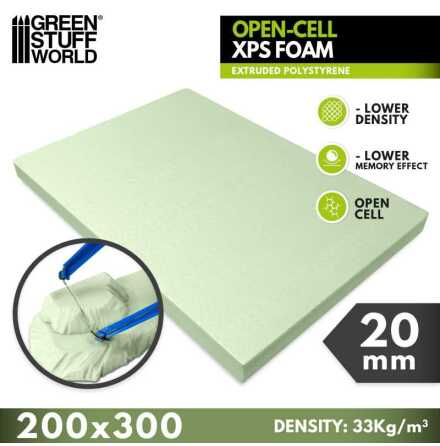 Open-Cell XPS Foam 20 mm