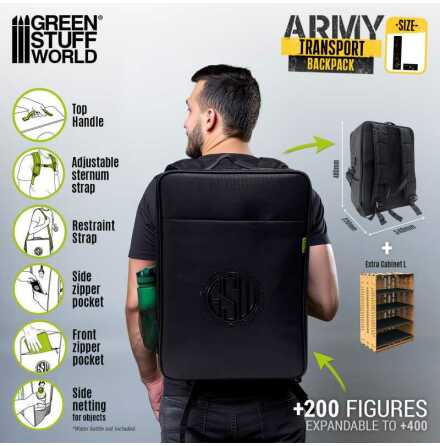 Army Transport Large Backpack (GreenStuffWorld)