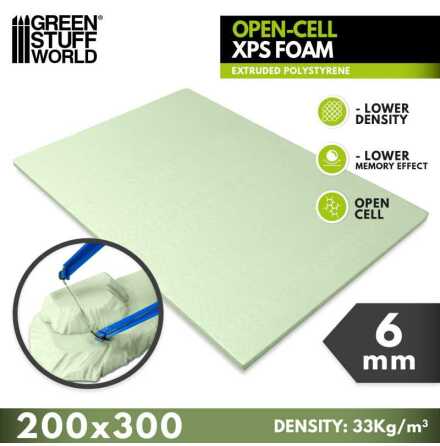 Open-Cell XPS Foam 6 mm