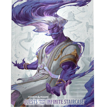 D&D 2024: Quests from the Infinite Staircase Alt. Cover.