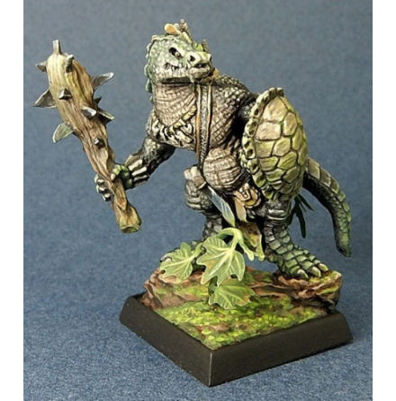 Lizardman with Club and Shield