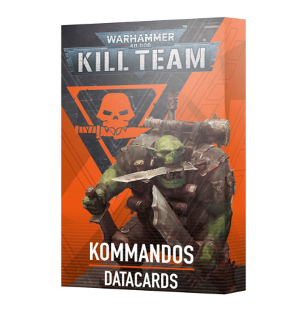 KILL TEAM: KOMMANDOS DATACARDS (3rd ed, ENG)