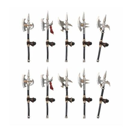 OLD WORLD: CHAOS WARRIORS HALBERDS UPGRADE SET