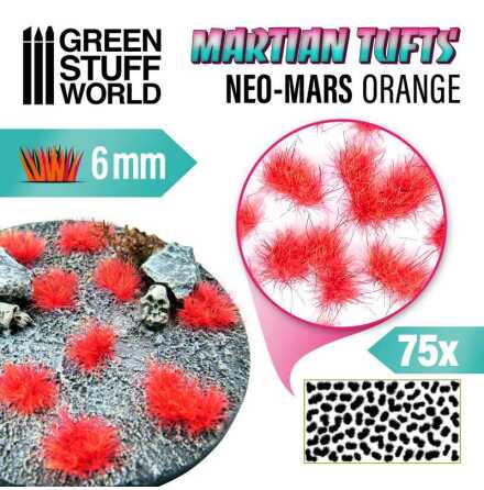 Martian Fluor Tufts - NEO-MARS ORANGE