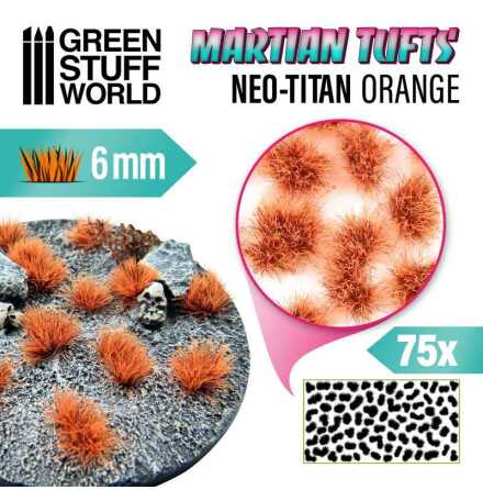 Martian Fluor Tufts - NEO-TITAN ORANGE