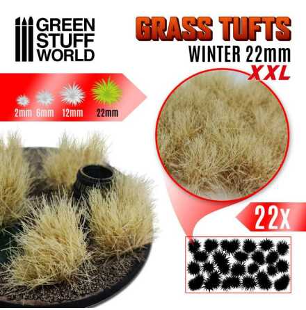 Grass TUFTS XXL - 22mm self-adhesive - WINTER