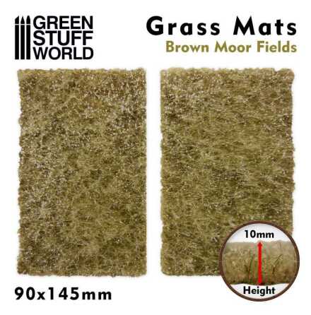 Grass Mat Cutouts - Brown Moor Fields