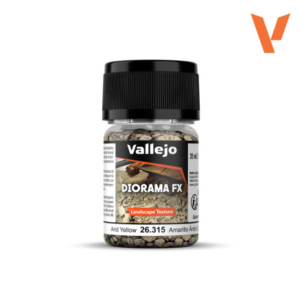 Vallejo Diorama FX Arid yellow 2-5mm, 35ml