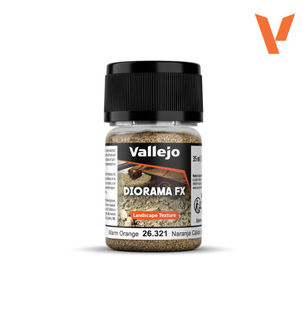 Vallejo Diorama FX Warm orange 1-2mm, 35ml