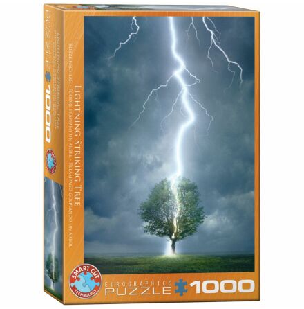 Puzzle - Lighting Striking Tree (1000 pieces)