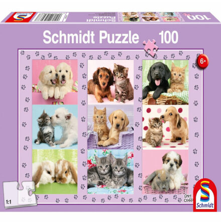 Puzzle - My Animal Friends (100 pieces)