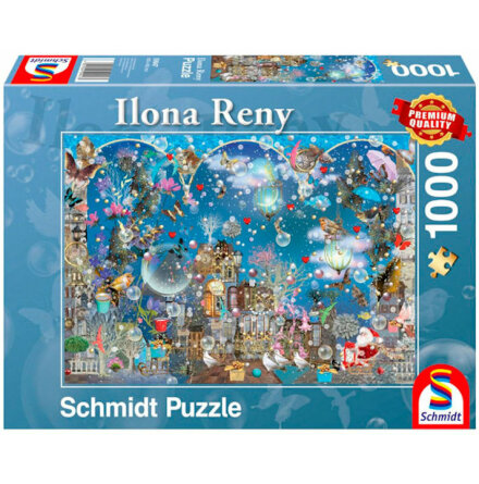 Puzzle - Blue sky of Christmas (1000 pieces)