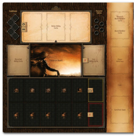 Gloomhaven Player mat (non-official) 1st