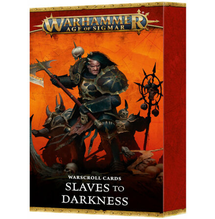 WARSCROLL CARD: SLAVES TO DARKNESS (ENG) (Release 2024-12-07)