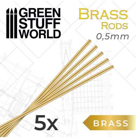 Pinning Brass Rods 0.5mm