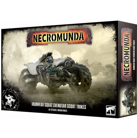 NECROMUNDA: IRONHEAD SQUAT SVENOTAR SCOUT TRIKES