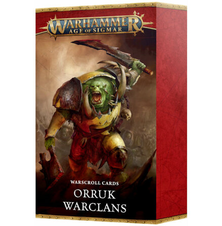 WARSCROLL CARDS: ORRUK WARCLANS (4th ed, ENG)