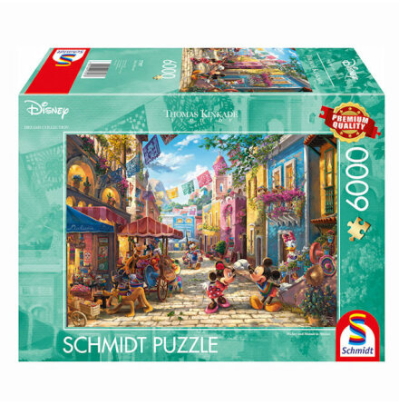 Puzzle - Thomas Kinkade: Disney - Mickey & Minnie in Mexico (6000 pieces)