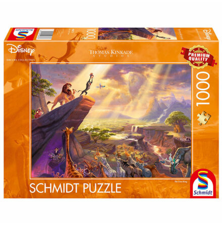 Puzzle - Thomas Kinkade: Disney, The Lion King (1000 pieces)