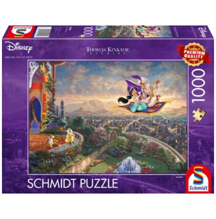 Puzzle - Thomas Kinkade: Disney - Aladdin (1000 pieces)