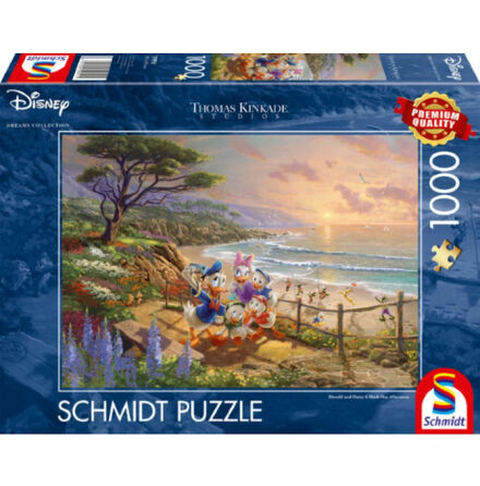 Puzzle - Thomas Kinkade: Disney - Donald & Daisy A Duck Day Afternoon (1000 p)